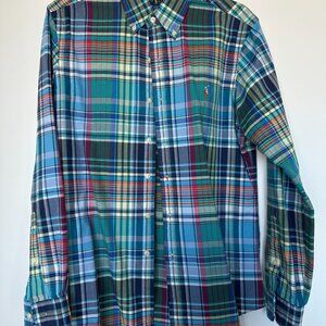 Plaid Polo Ralph Lauren Men's Button Down - Small